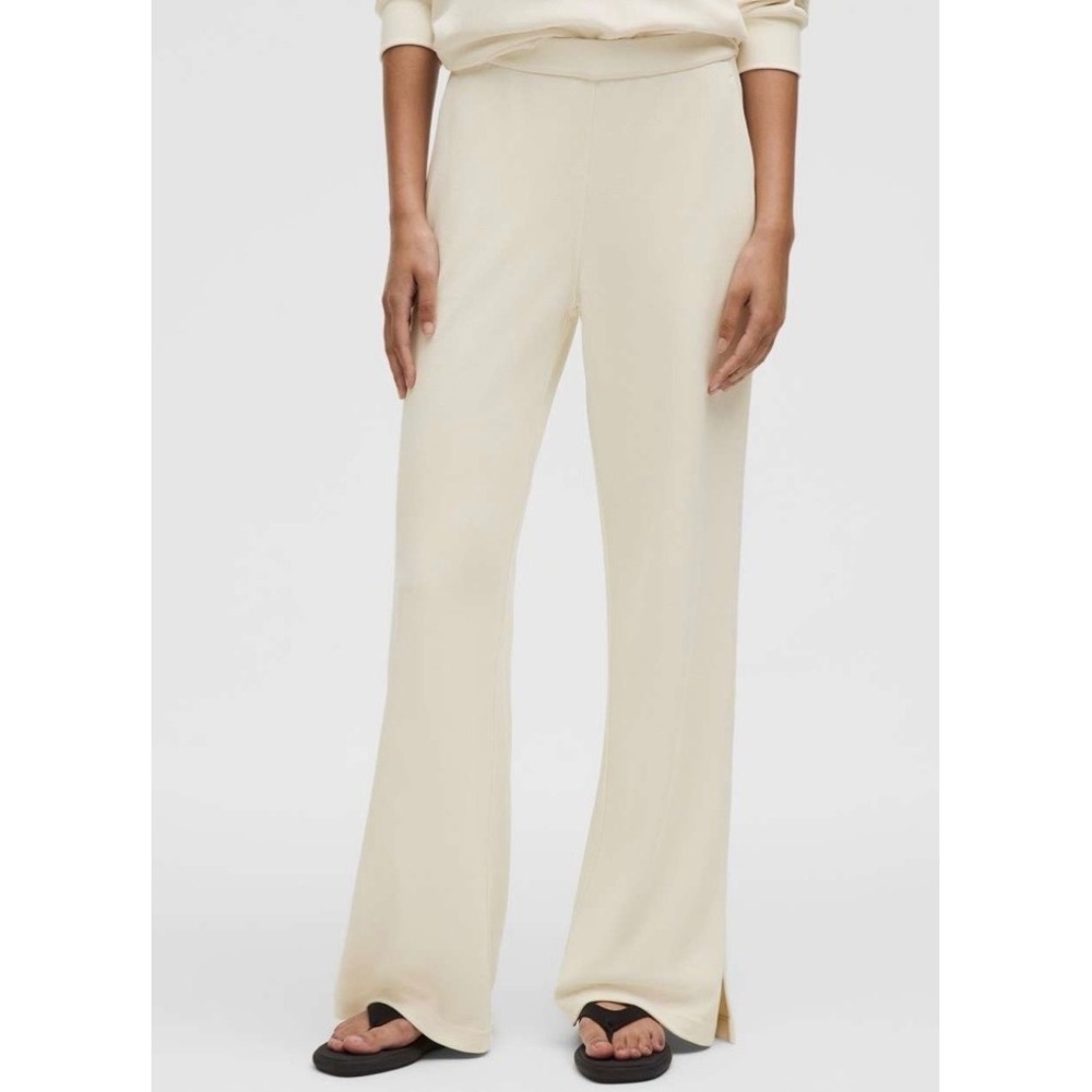 Lululemon Softstreme High-Rise Wide-Leg Pique Pant *Regular L
